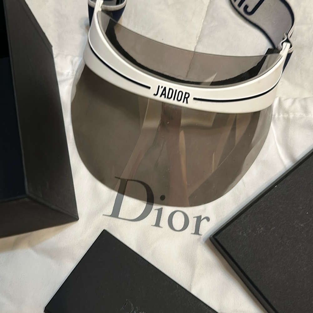 Christian Dior blue visor like new